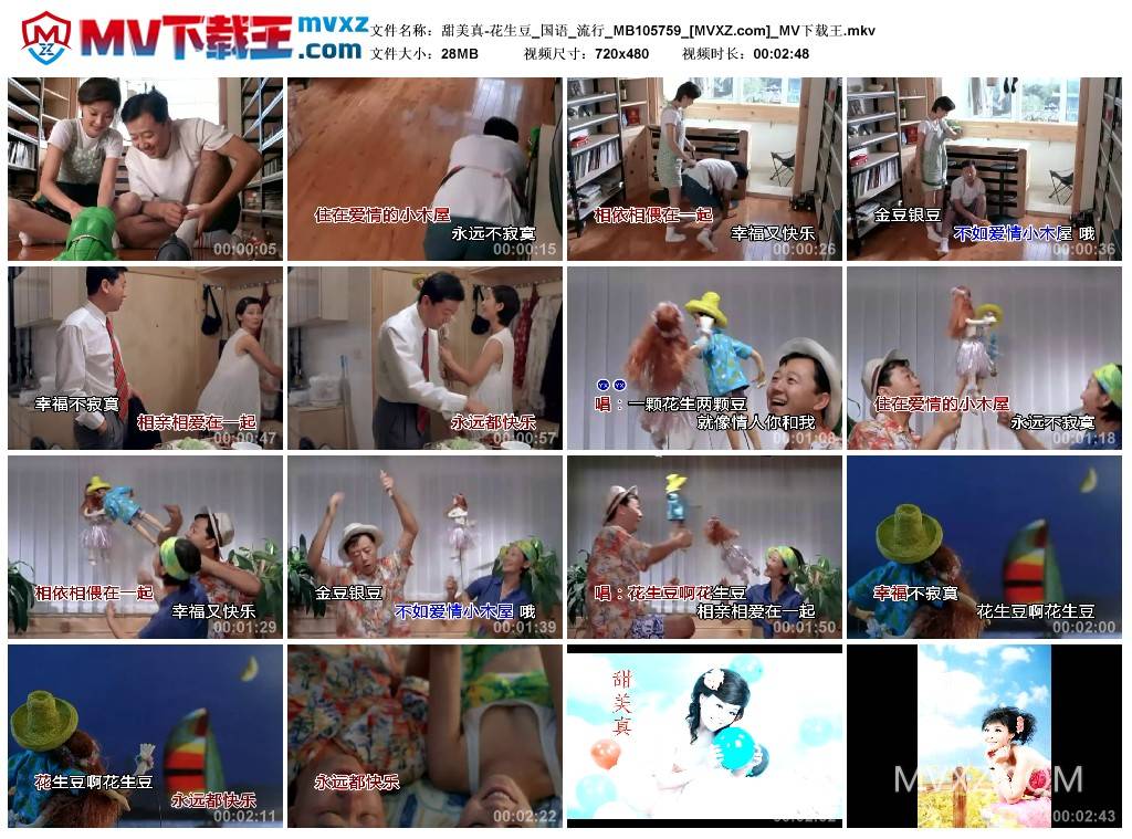 甜美真-花生豆_国语_流行_MB105759